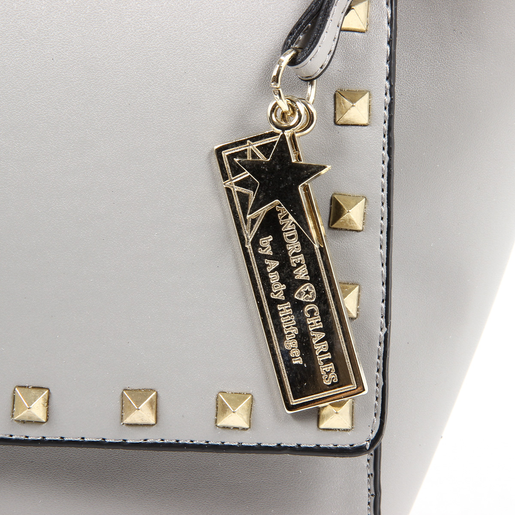 Borsa a mano da donna Andrew Charles grigio chiaro JAIME