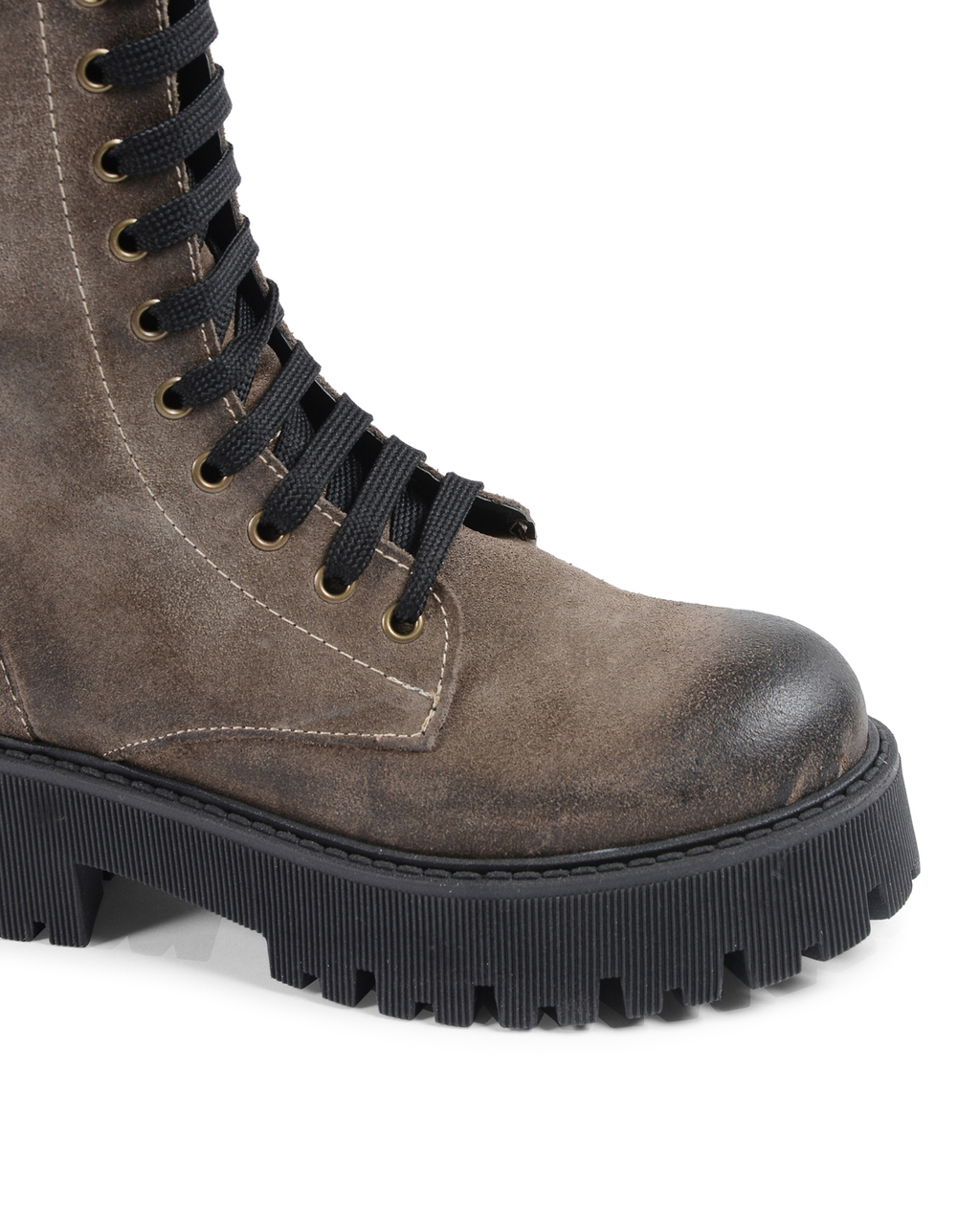 19V69 Italia Womens Short Boot Taupe 10-V CAMOSCIO TAUPE