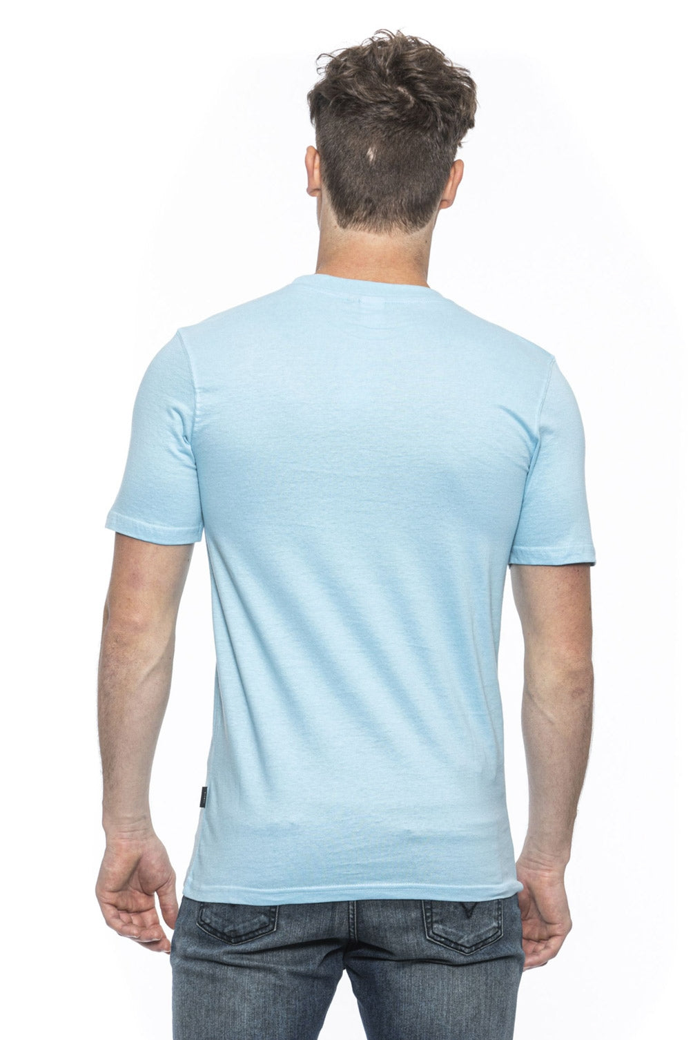19V69 Italia T-Shirt Uomo Blu TROY AZZURRO