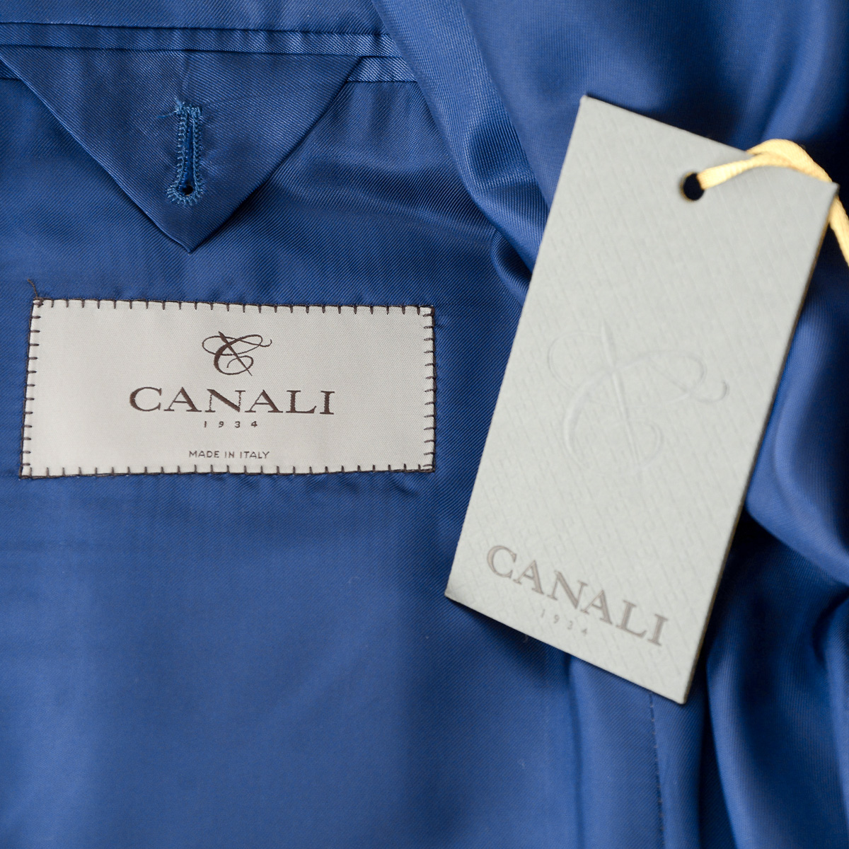 Abito da uomo Canali maniche lunghe blu