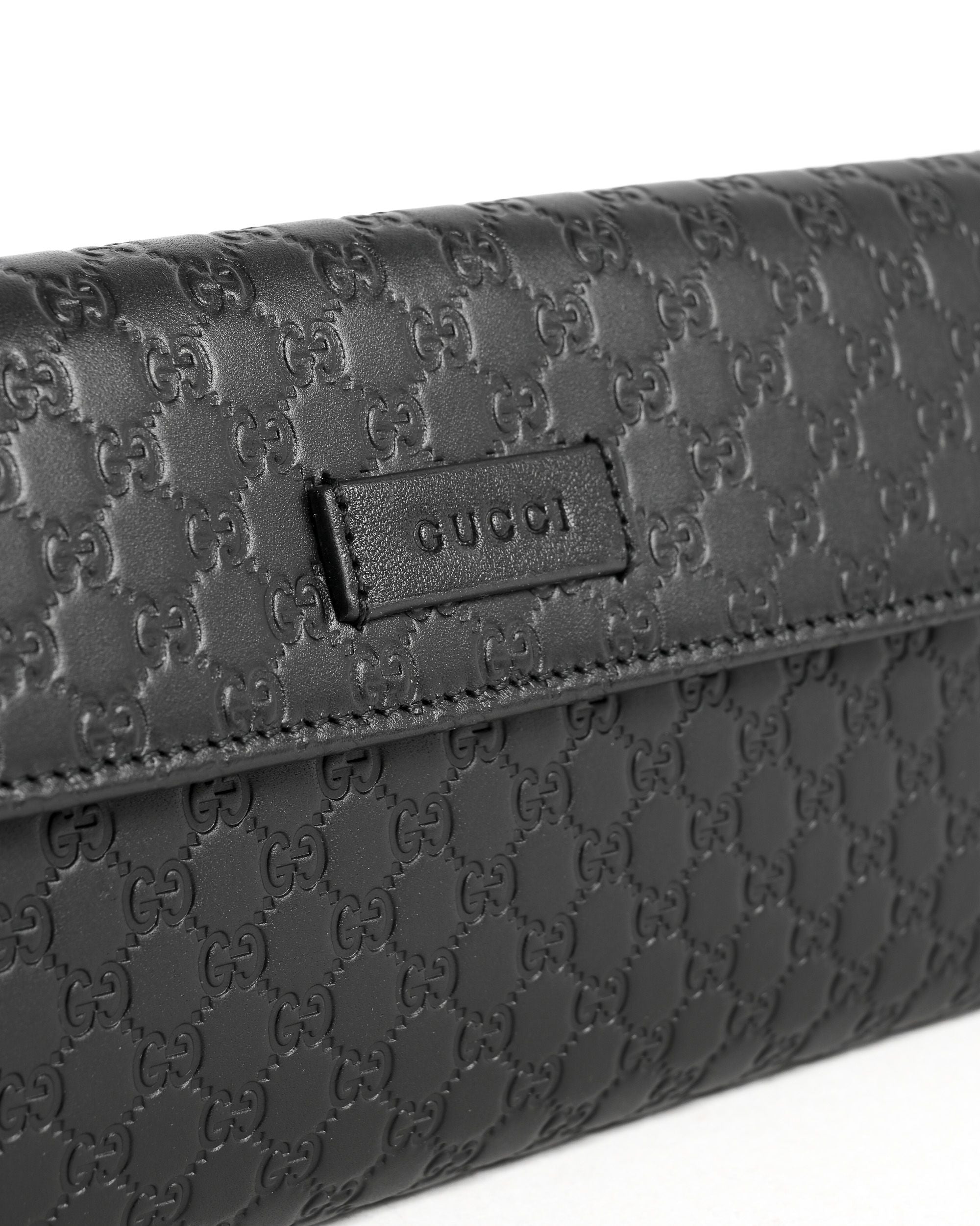Portafoglio Gucci Guccissima in pelle con cerniera 449364 BMJ1G 1000