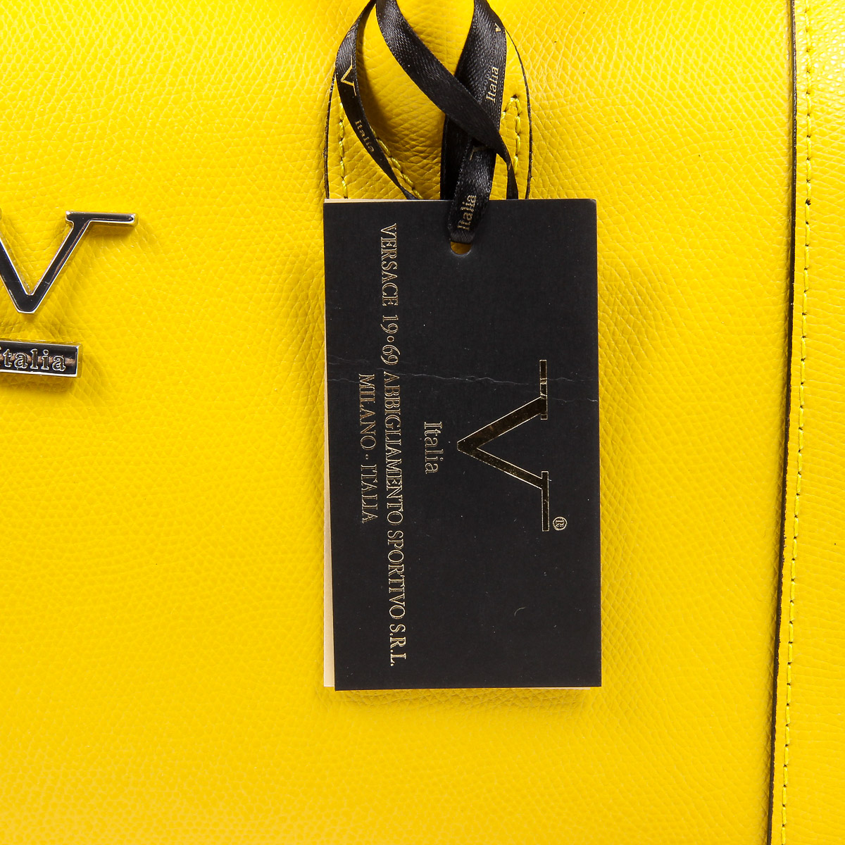 Borsa da donna V 1969 Italia V014-S PALMELLATO GIALLO