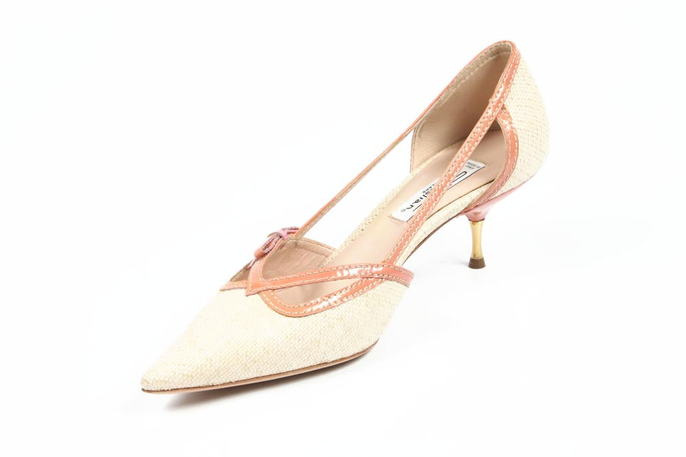 Décolleté da donna Sebastian Milano S1832 PAGLIA NATURALE+VERN