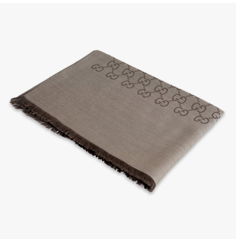 Gucci sciarpa uomo 70x200 marrone
