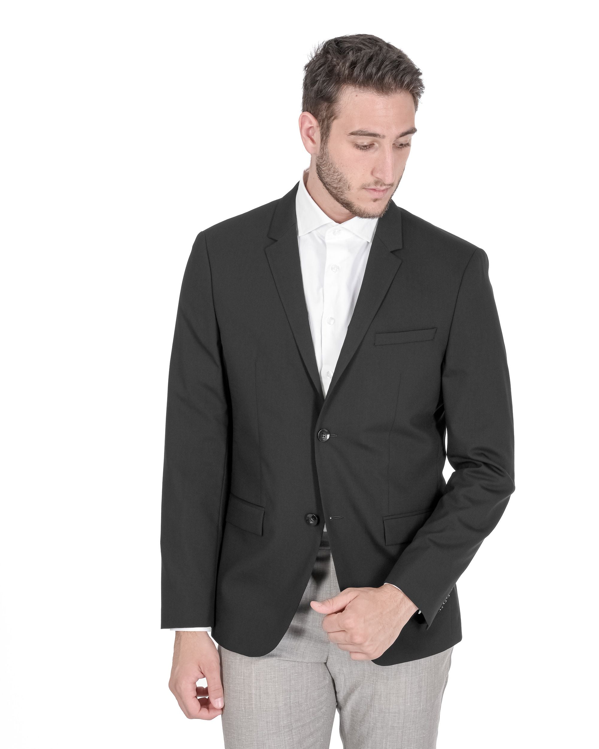 Calvin Klein Blazer da uomo nero K10K100807013