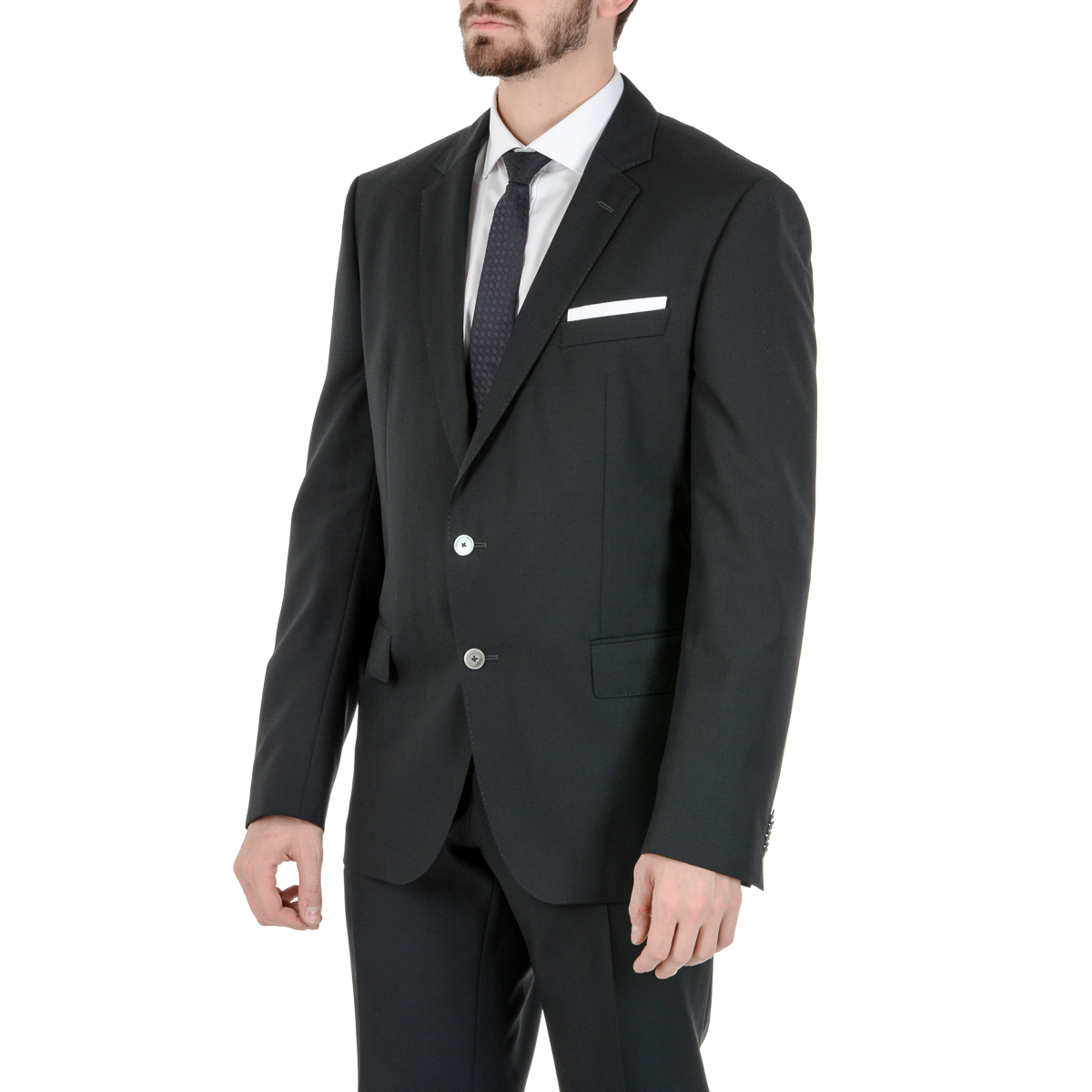 Abito da uomo Hugo Boss nero HUTSON GANDER