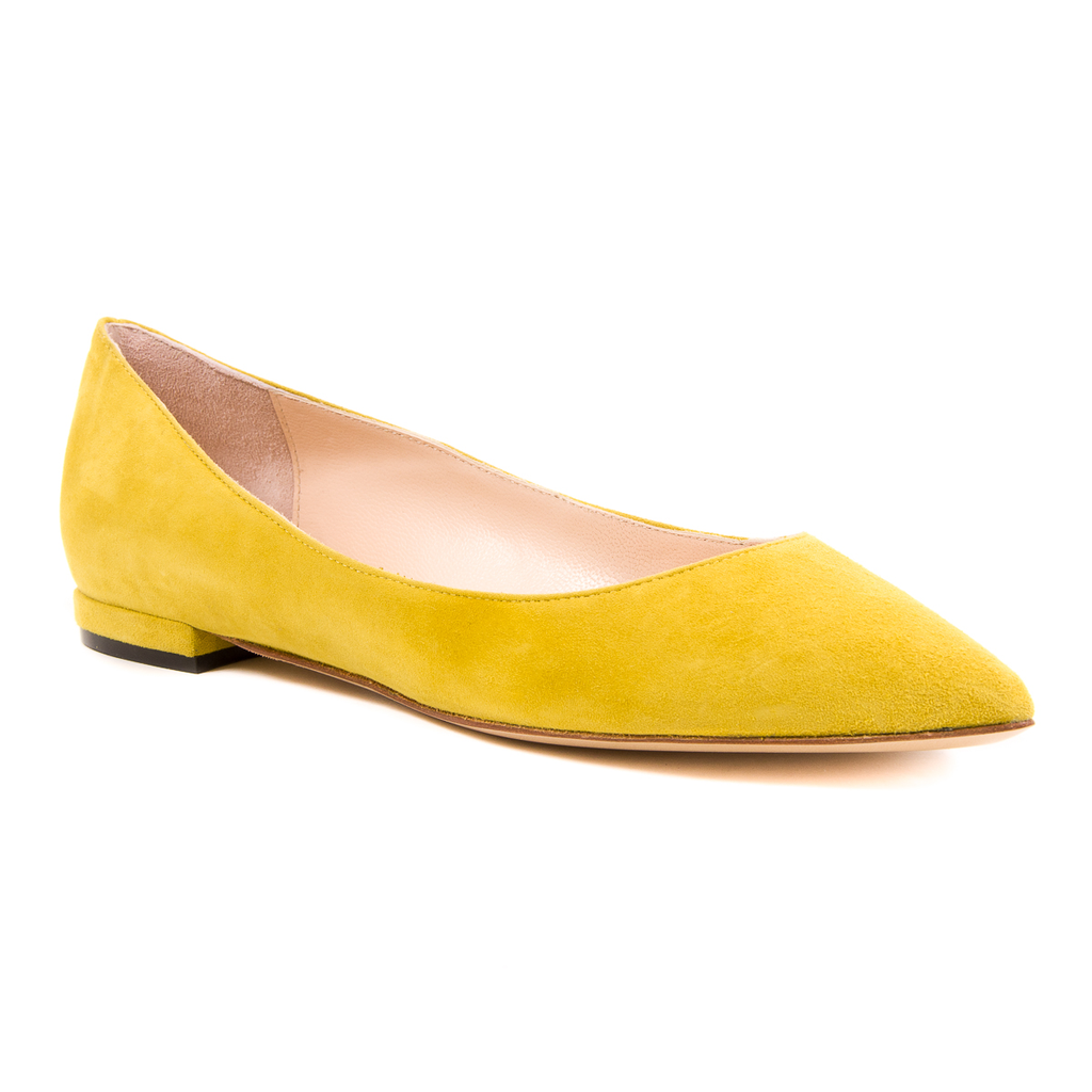 V 1969 Italia Womens Ballerina Yellow JAZZY
