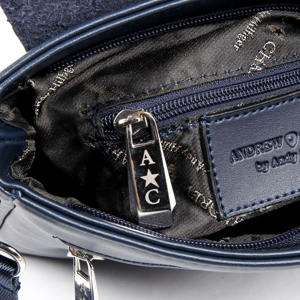 Borsa a mano da uomo Andrew Charles blu scuro CARL