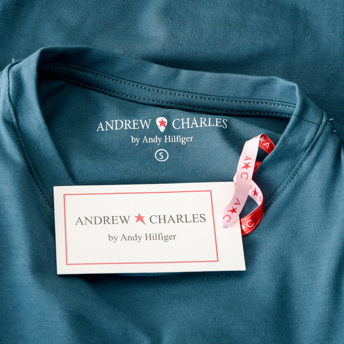 Andrew Charles T-shirt da donna a maniche corte con scollo rotondo verde TARANA