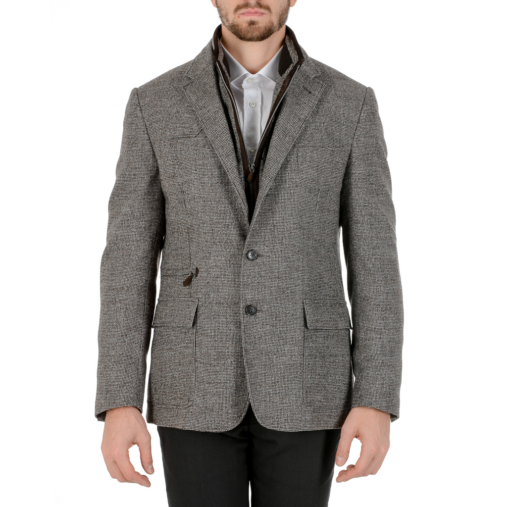 Corneliani Giacca Uomo Maniche Lunghe Grigio