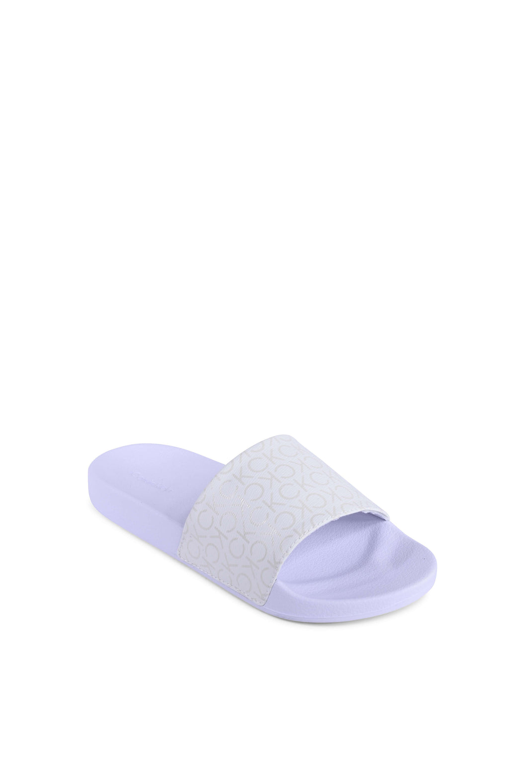Ciabatte Calvin Klein da donna bianche HW0HW01974YBR