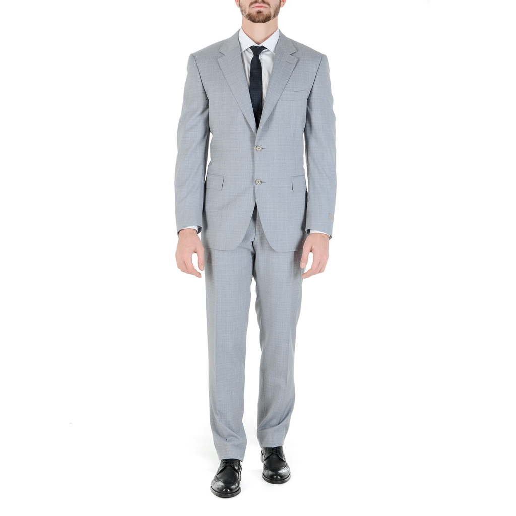 Abito da uomo Canali maniche lunghe grigio chiaro