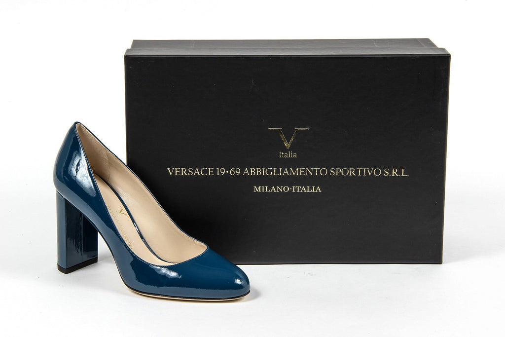 Décolleté da donna V 1969 Italia 3112331 VERNICE PETROLIO