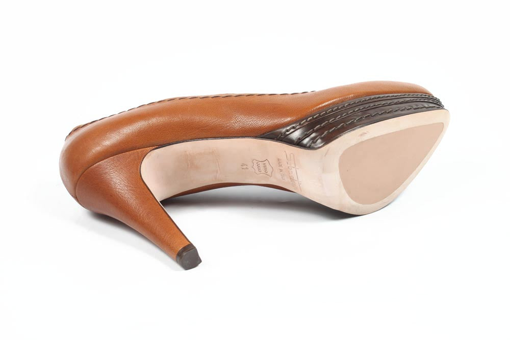 Décolleté da donna Sebastian Milano S5182 CAPRA ASPEN CUOIO
