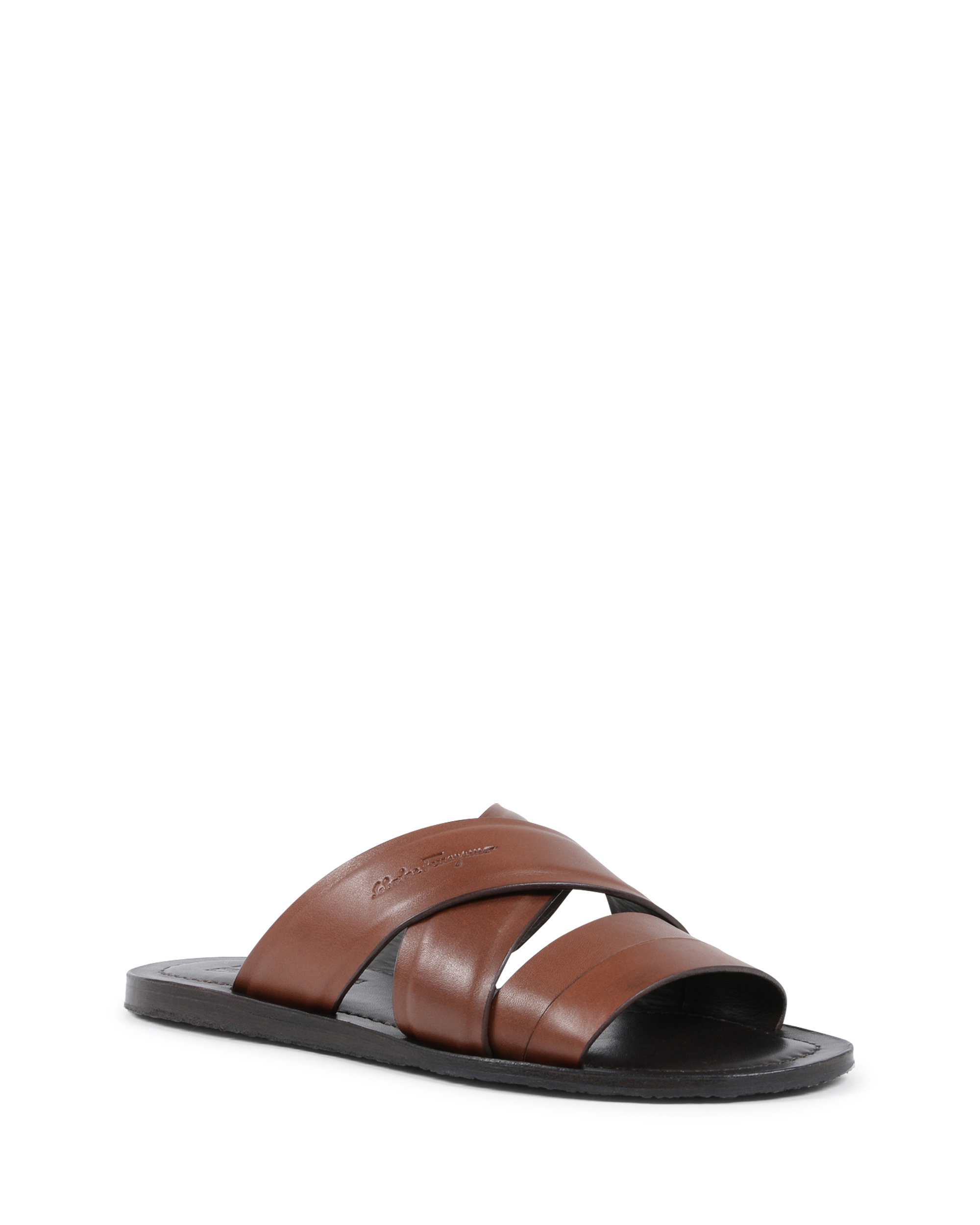 Pantofola Uomo Salvatore Ferragamo Marrone FILONE