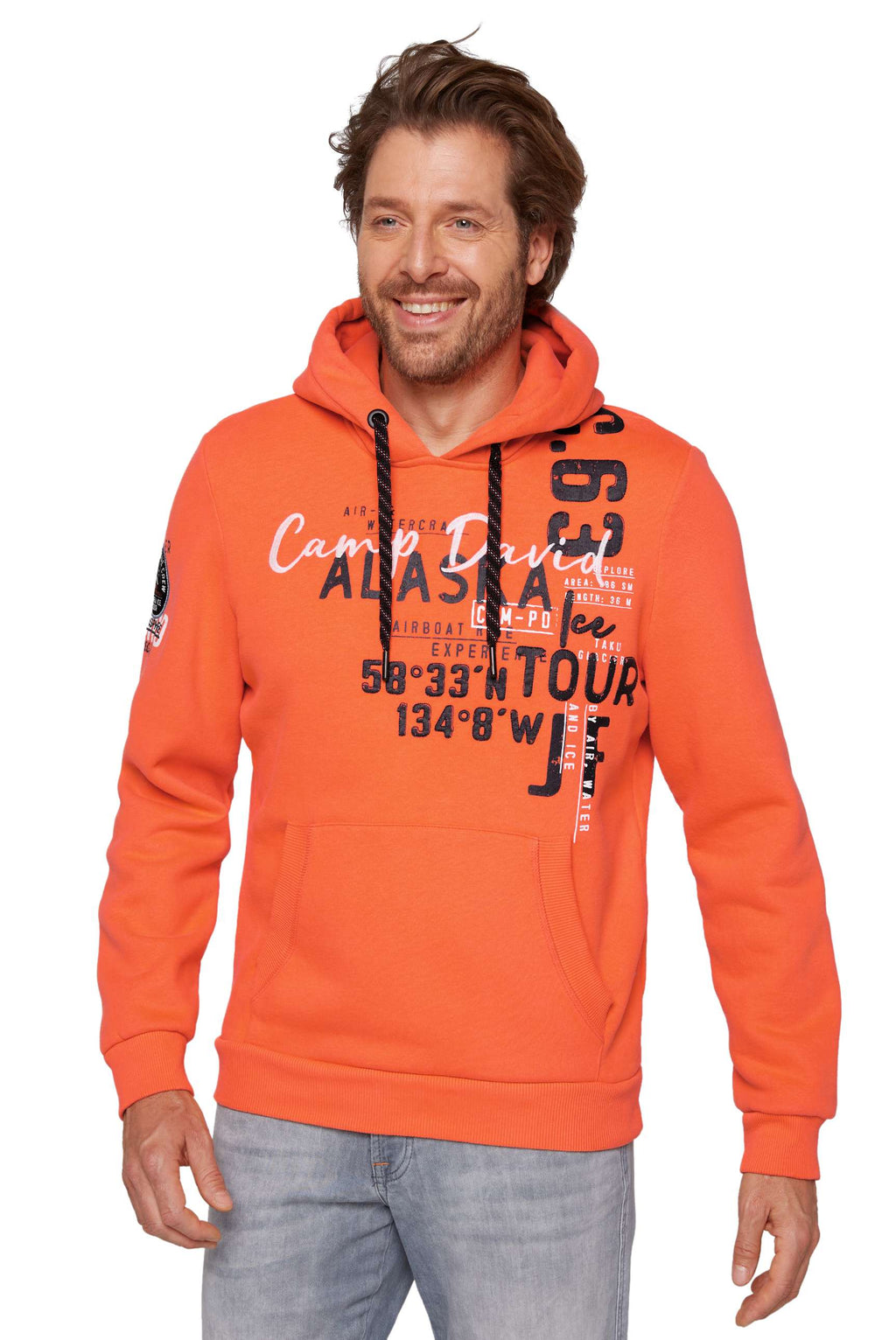 Felpa con cappuccio da uomo Camp David