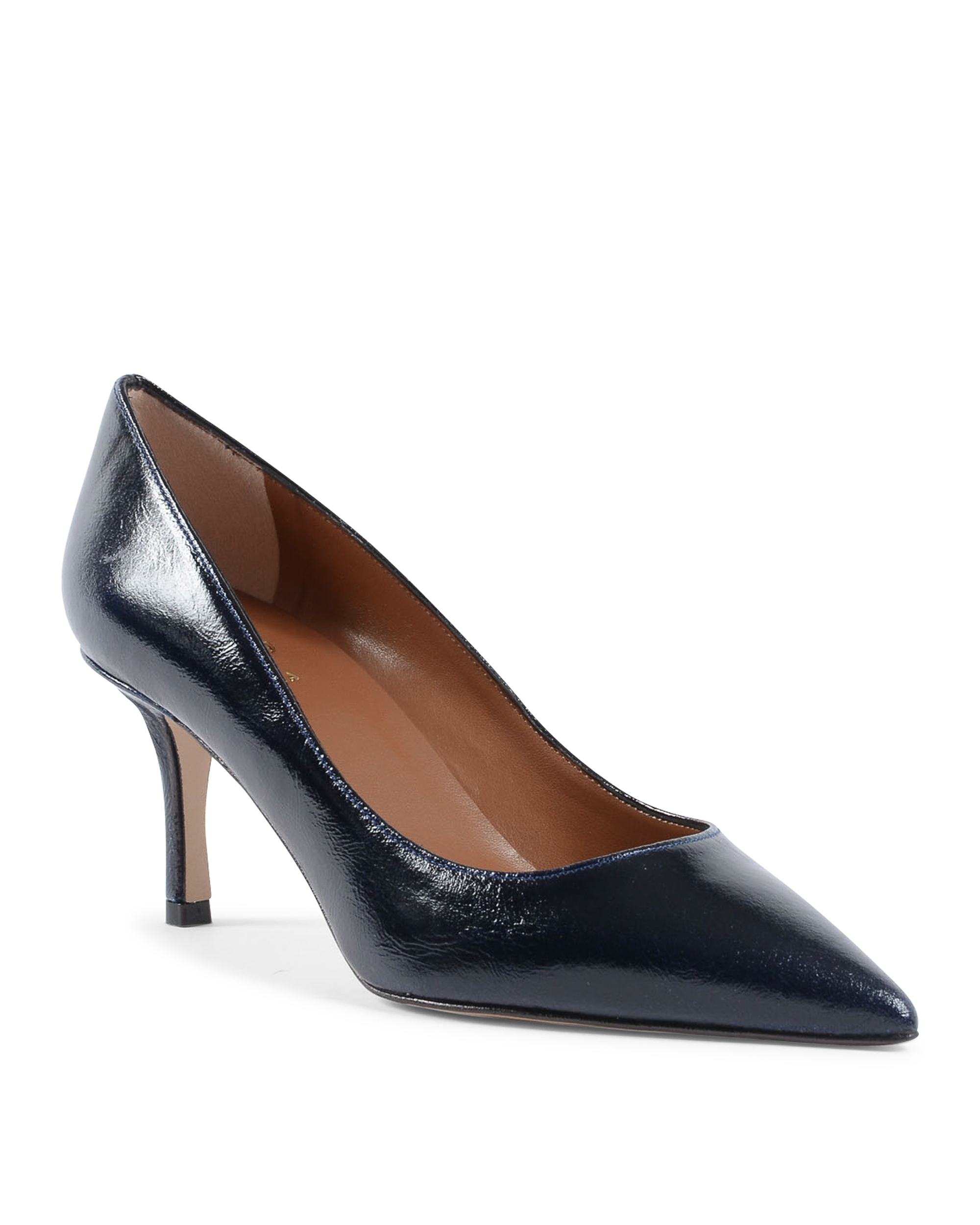 19V69 Italia Scarpe da donna con tacco blu navy INES65 VERNICE BLU NAVY