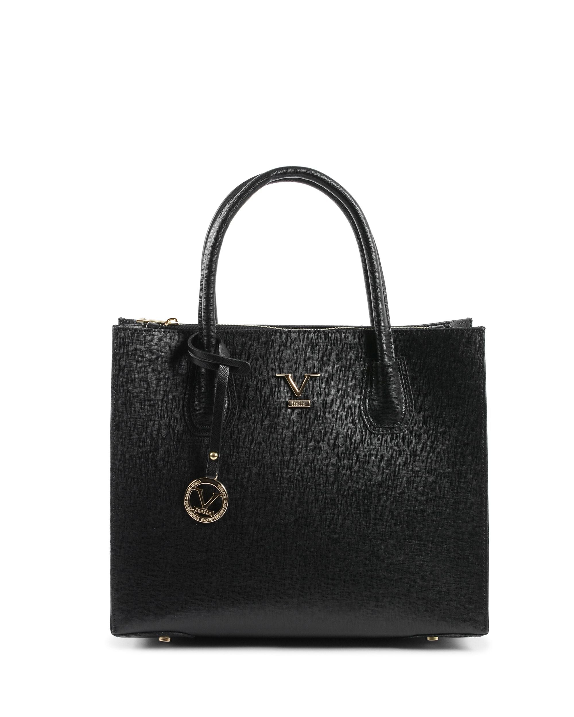 V Italia Borsa a mano da donna nera BE10275 52 SAFFIANO NERO