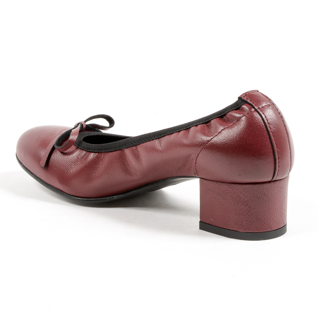 Andrew Charles Ballerina da donna Bordeaux NICKI