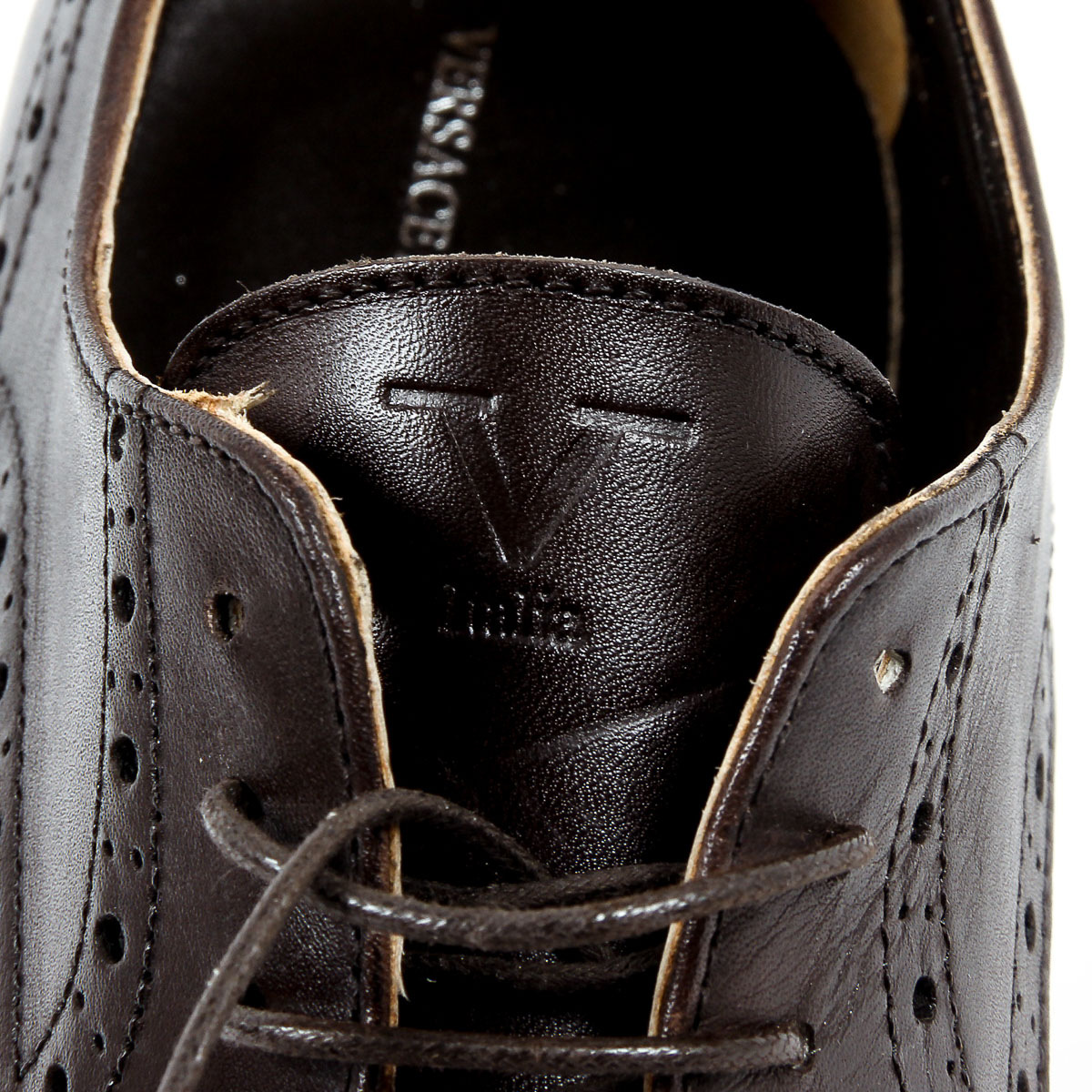 V 1969 Italia Scarpa Oxford Brogue da uomo
