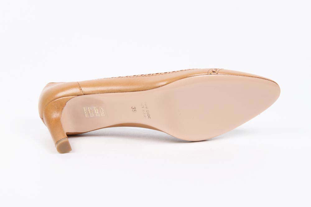 V 1969 Italia Scarpe da donna con tacco a spillo 5632-LAU55 PE JOLLYCG NAPPA JOLLY COGNAC