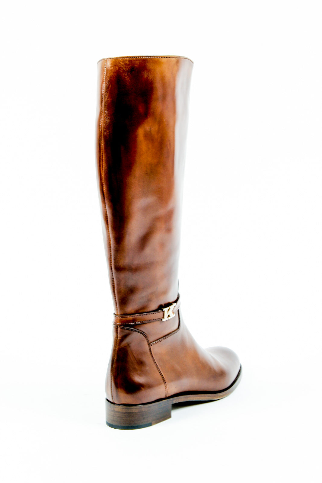 Stivale alto da donna Kiton D34801 4H5103 LUX CAFFE