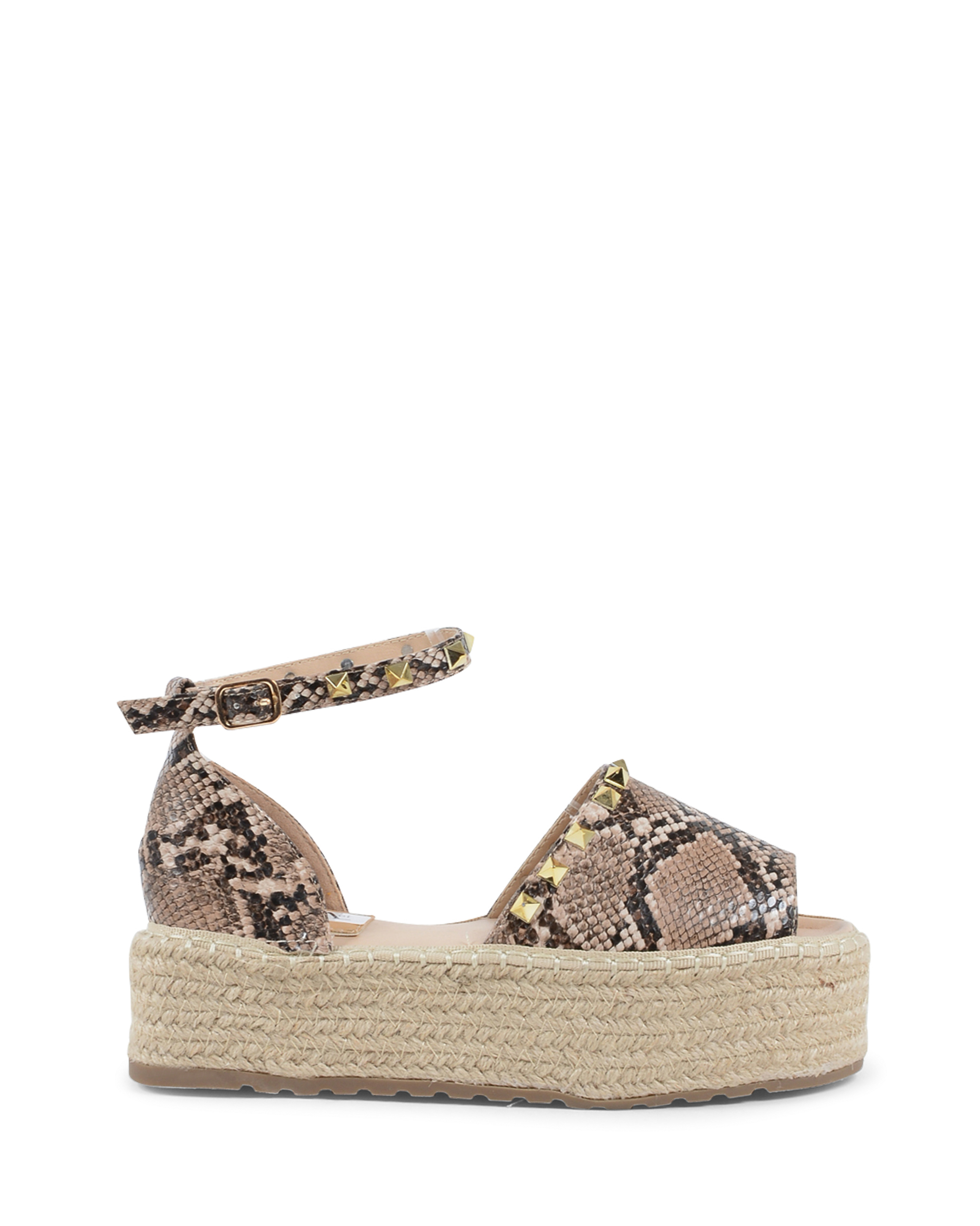 19V69 Italia Sandalo con plateau e espadrillas da donna Multicolore V29 SNAKE