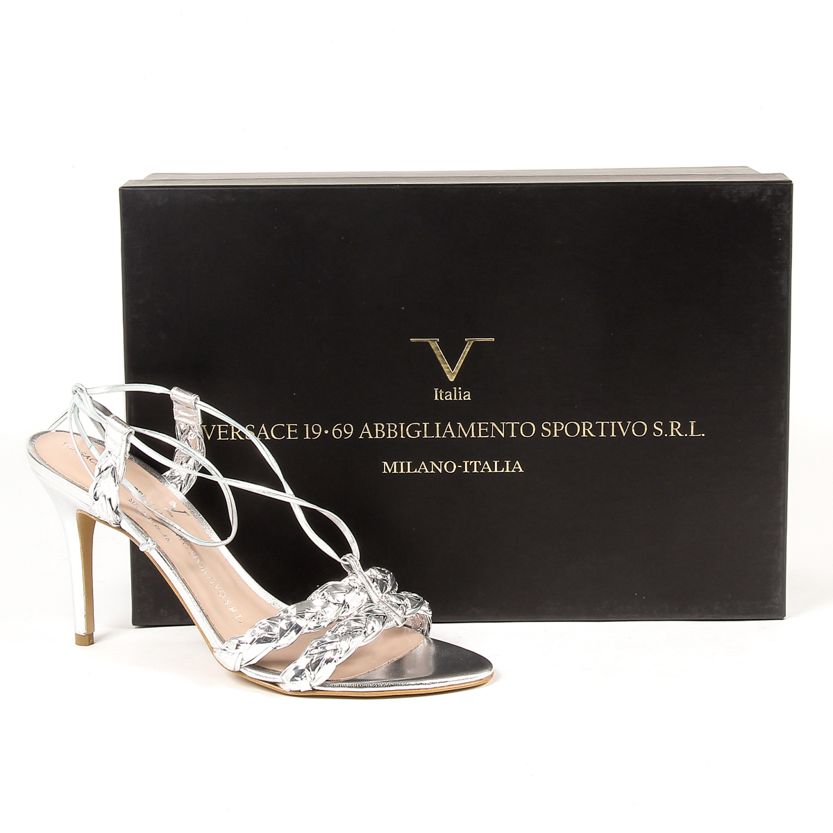 V 1969 Italia Sandalo Donna Argento LETITIA