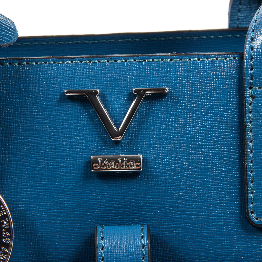 Borsa da donna V 1969 Italia V006-S SAFFIANO PETROLIO