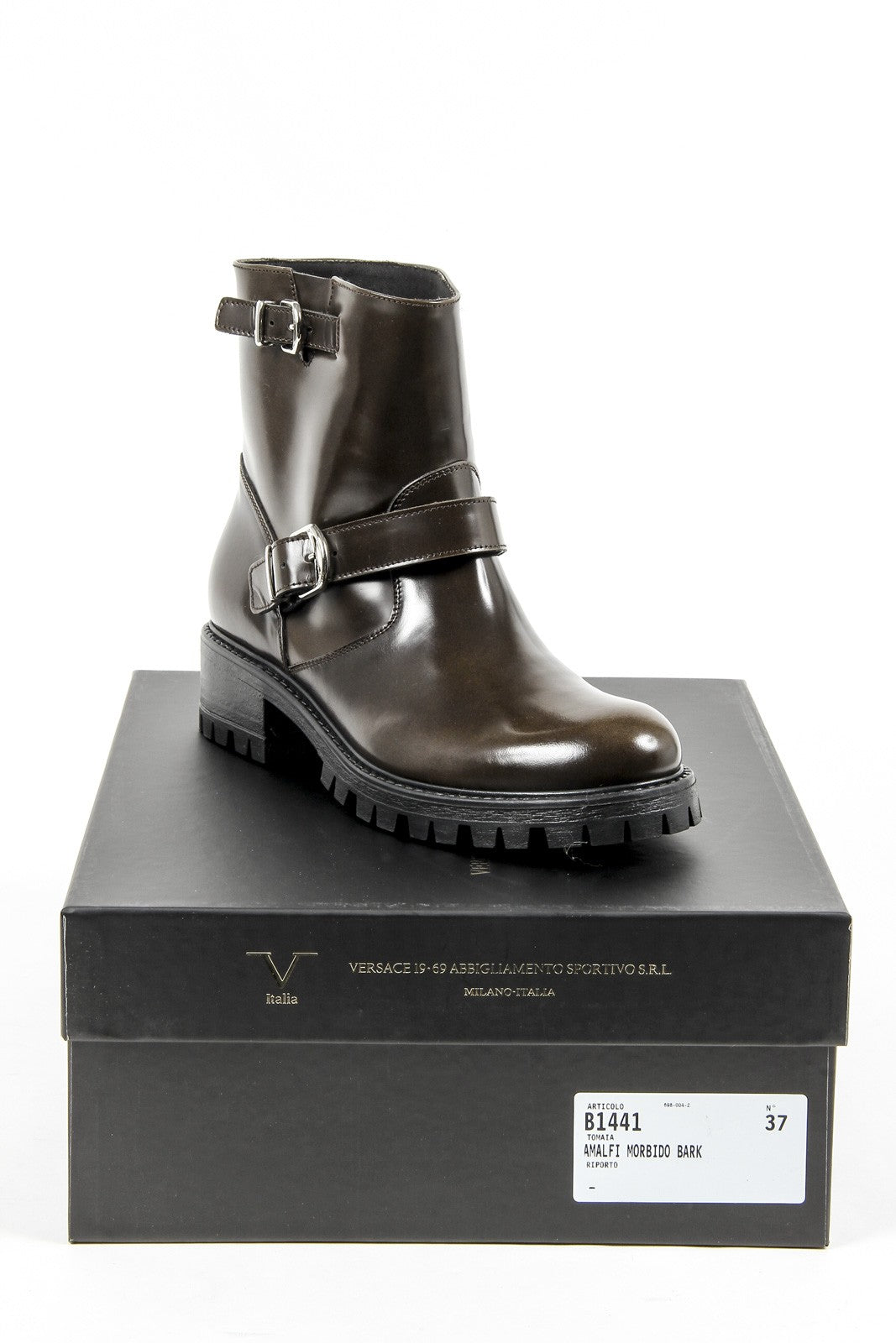 V 1969 Italia Womens Short Boot B1441 AMALFI MORBIDO BARK
