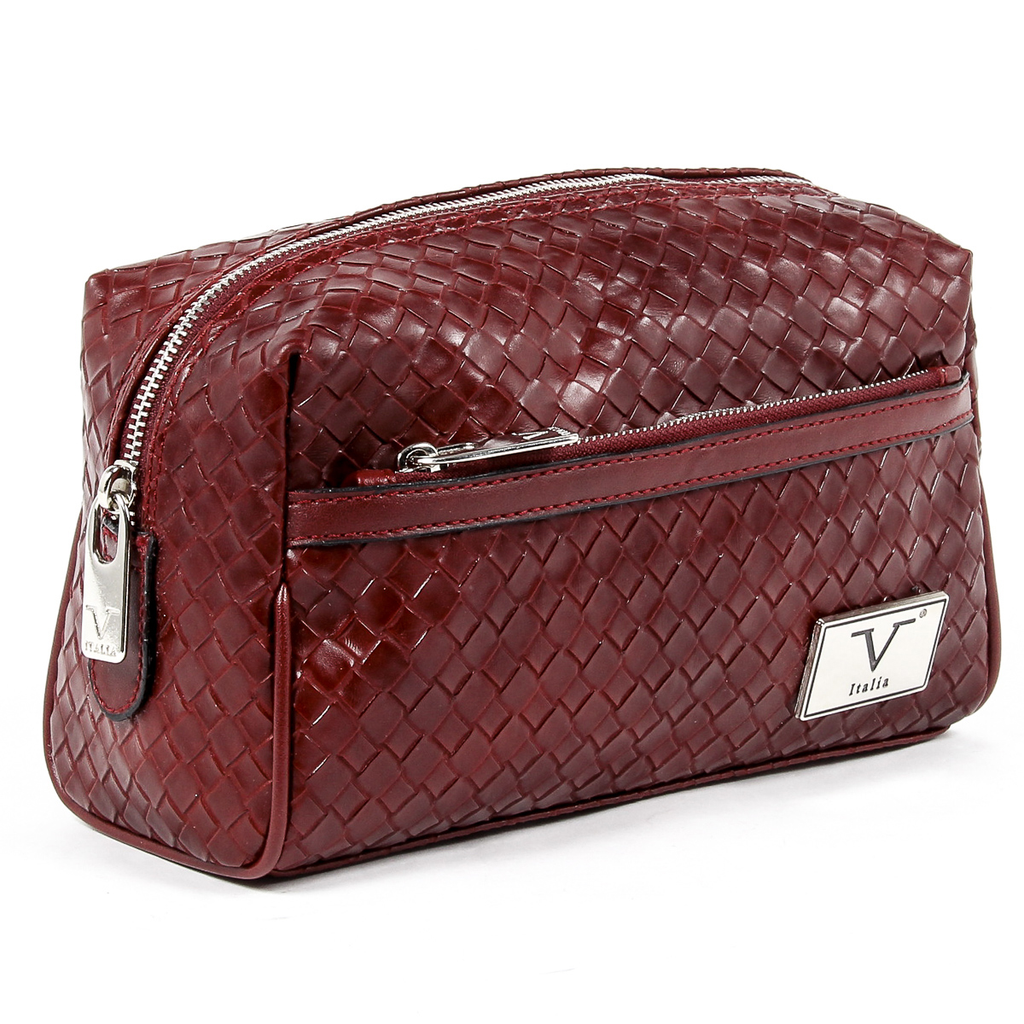 V 1969 Italia Borsa da uomo rosso scuro CURT