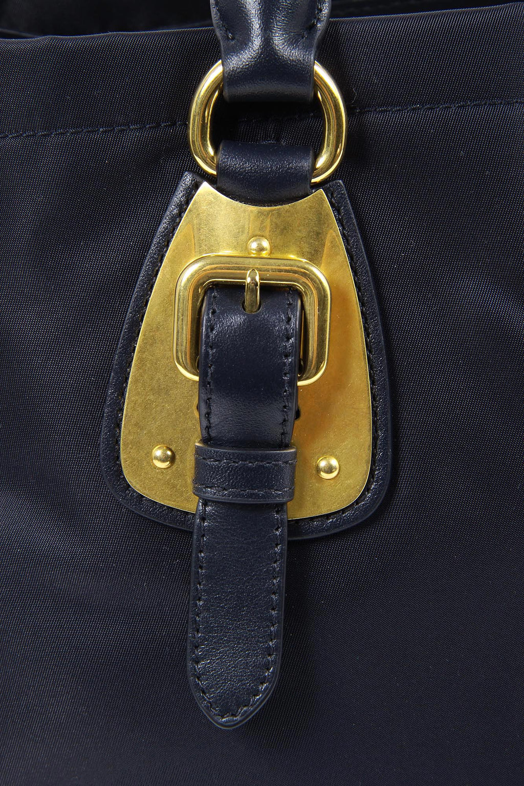 Borsa tote Prada BN1902 Blu Tessuto Soft Calf