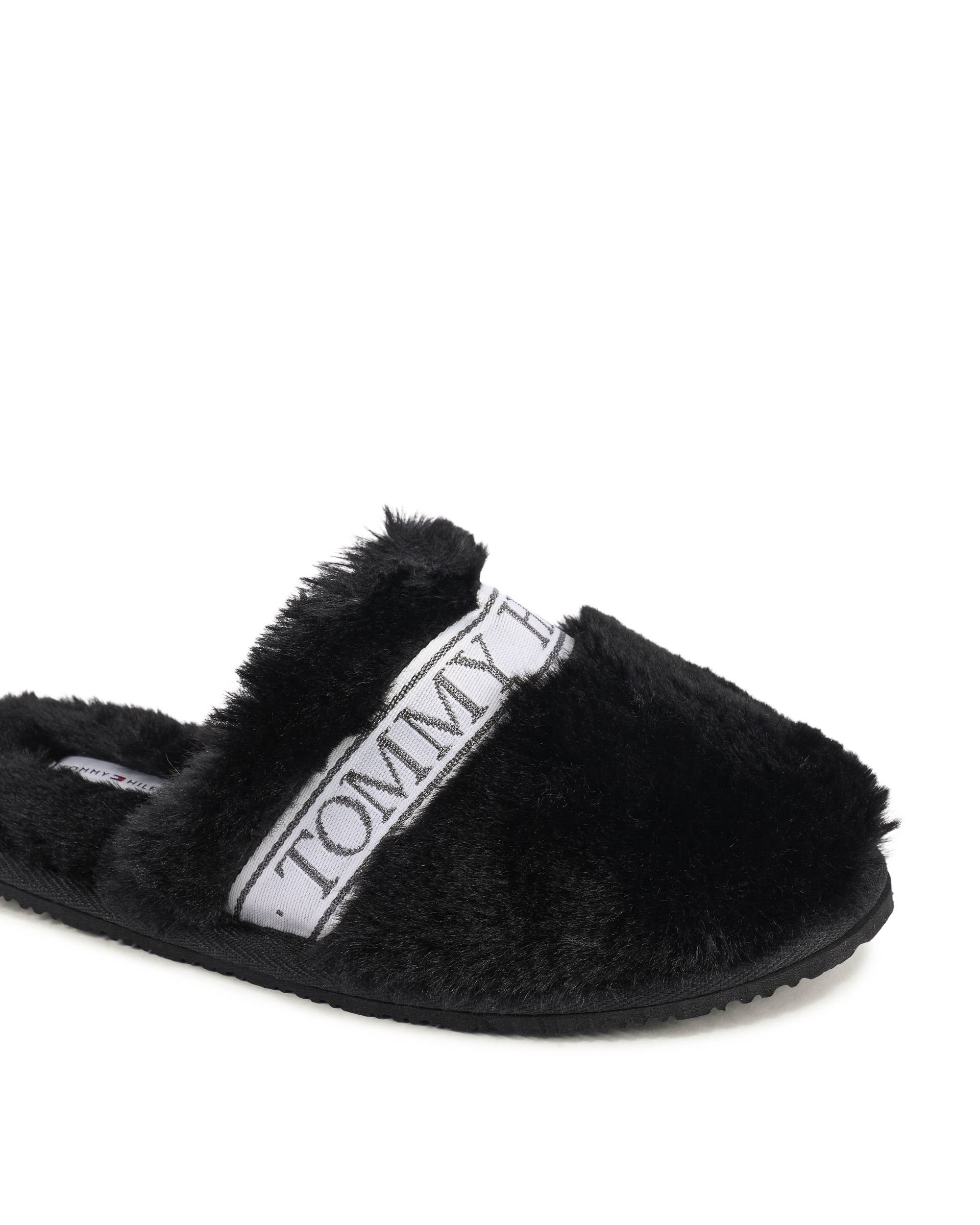 Tommy Hilfiger Pantofole da donna nere FW0FW07595BDS