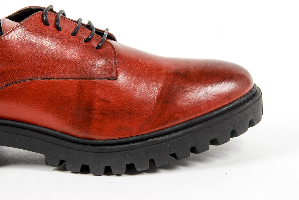Scarpa stringata da donna V 1969 Italia C01 VITELLO ROSSO