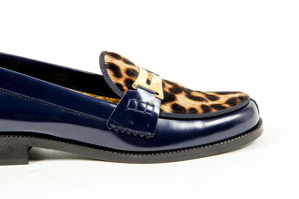Mocassini Avec Modération da donna FRIDA BLU LEOPARDO