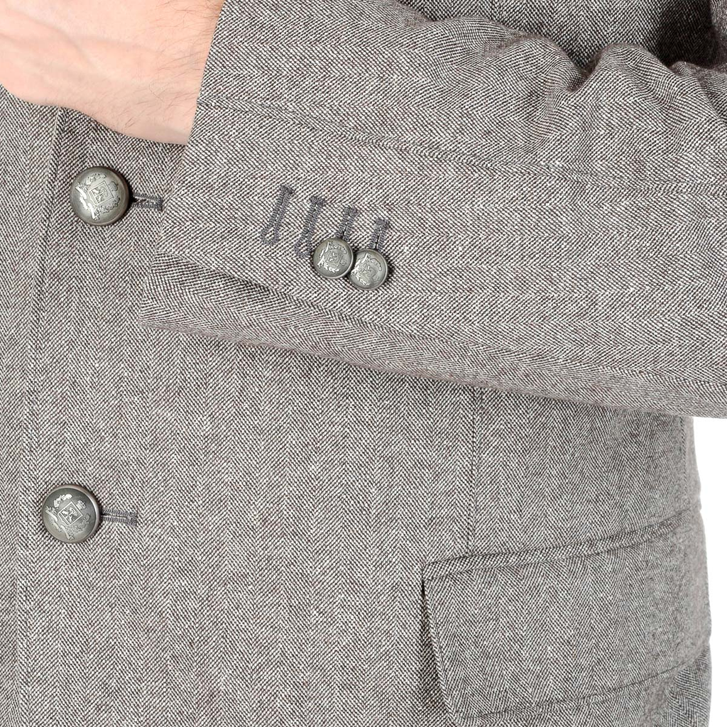 Corneliani Giacca Uomo Maniche Lunghe Grigio Chiaro