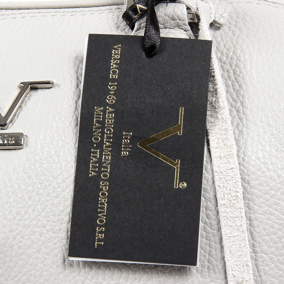V 1969 Italia Borsa da donna grigio chiaro PORTO