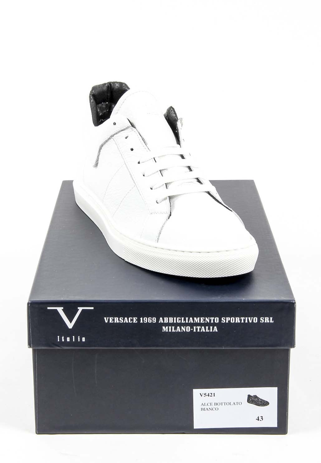 Sneaker da uomo V 1969 Italia V5421 ALCE BOTTOLATO BIANCO