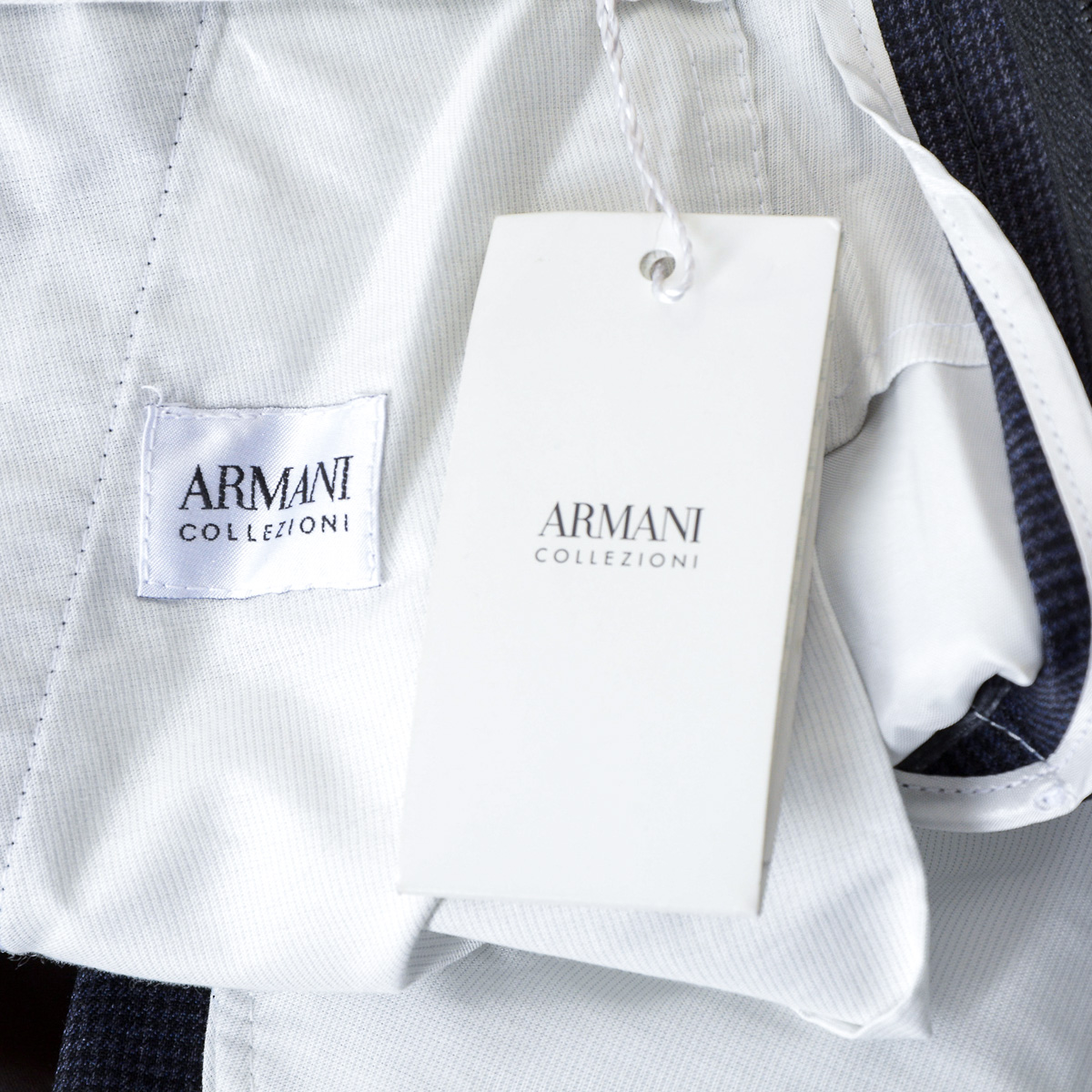 Pantaloni Armani Collezioni Uomo Blu Scuro