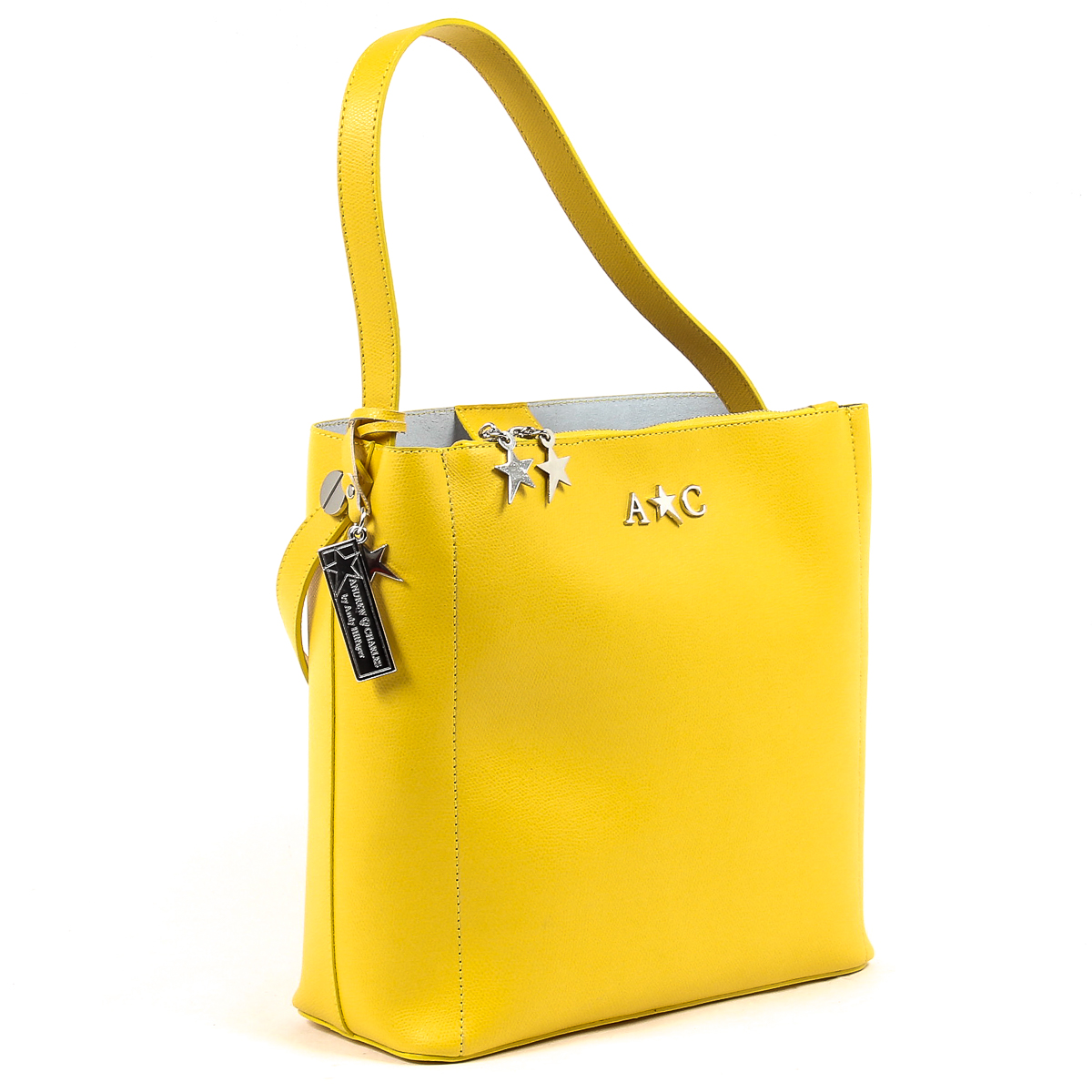 Borsa a mano da donna Andrew Charles gialla KYLA