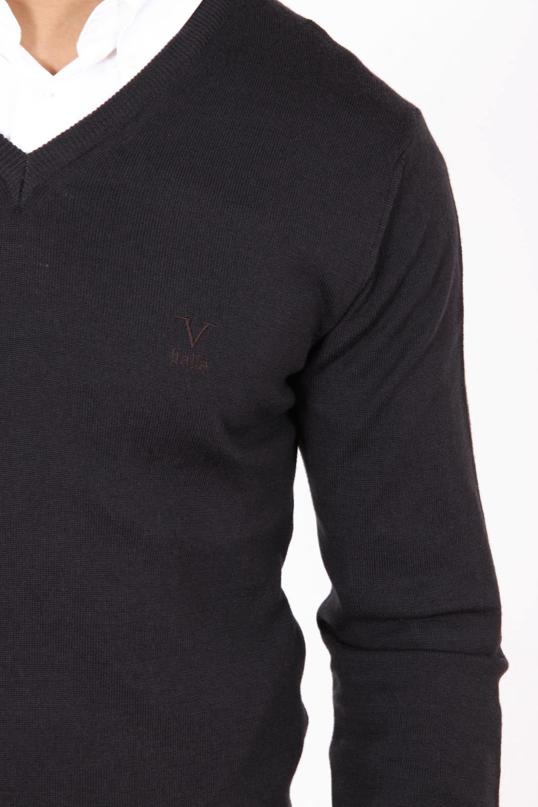 Maglione uomo scollo a V V 1969 Italia 9801 SCOLLO V MORO