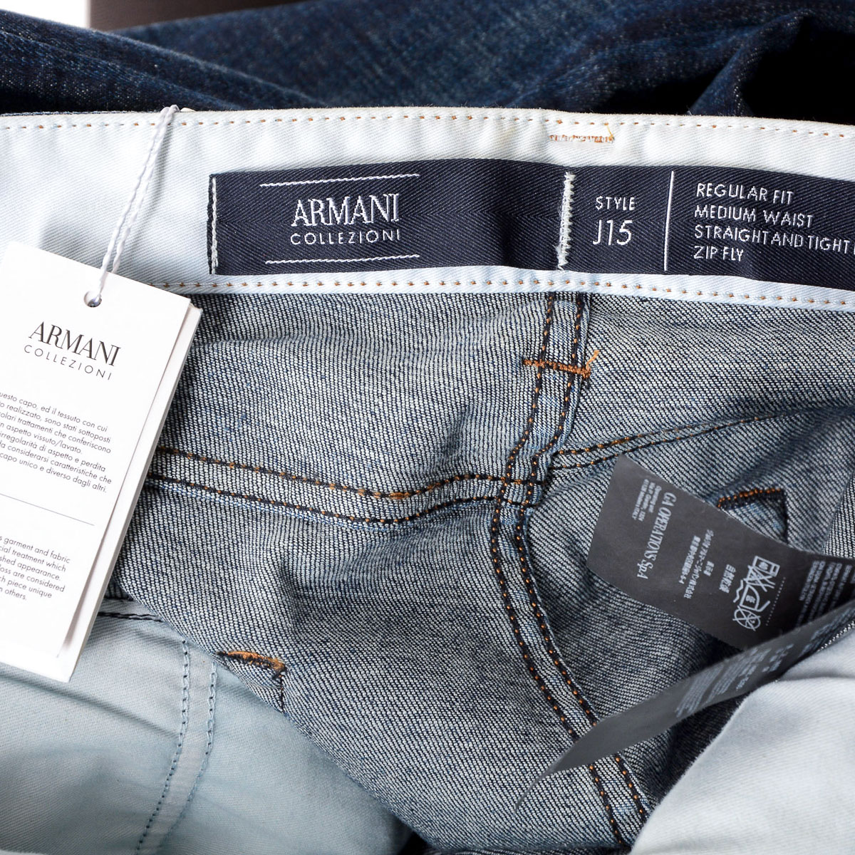 Jeans Armani Collezioni Uomo Blu