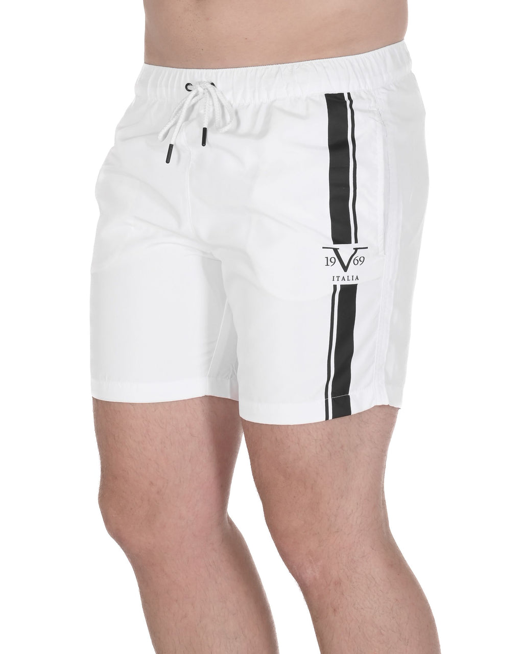 19V69 Italia Costume da bagno da uomo VSC1MBM02 BIANCO
