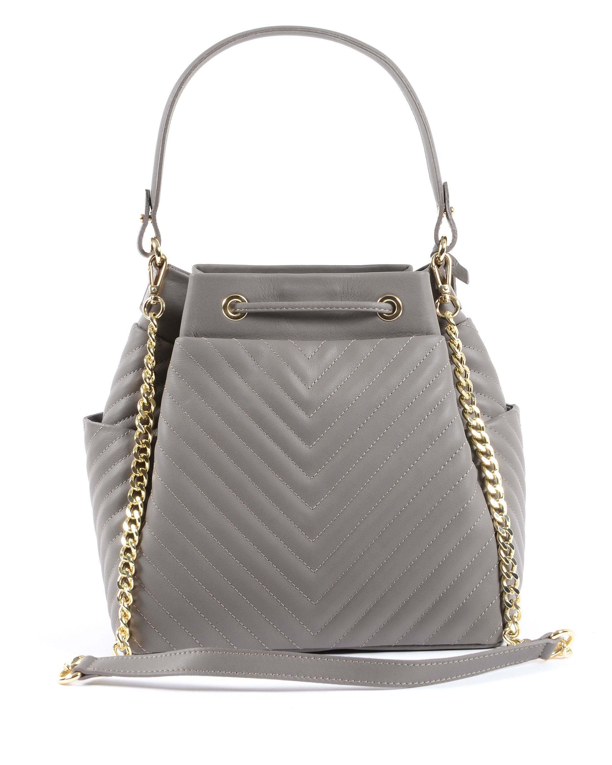 V Italia Borsa da donna grigio scuro BH10272 52 SAUVAGE SMOG