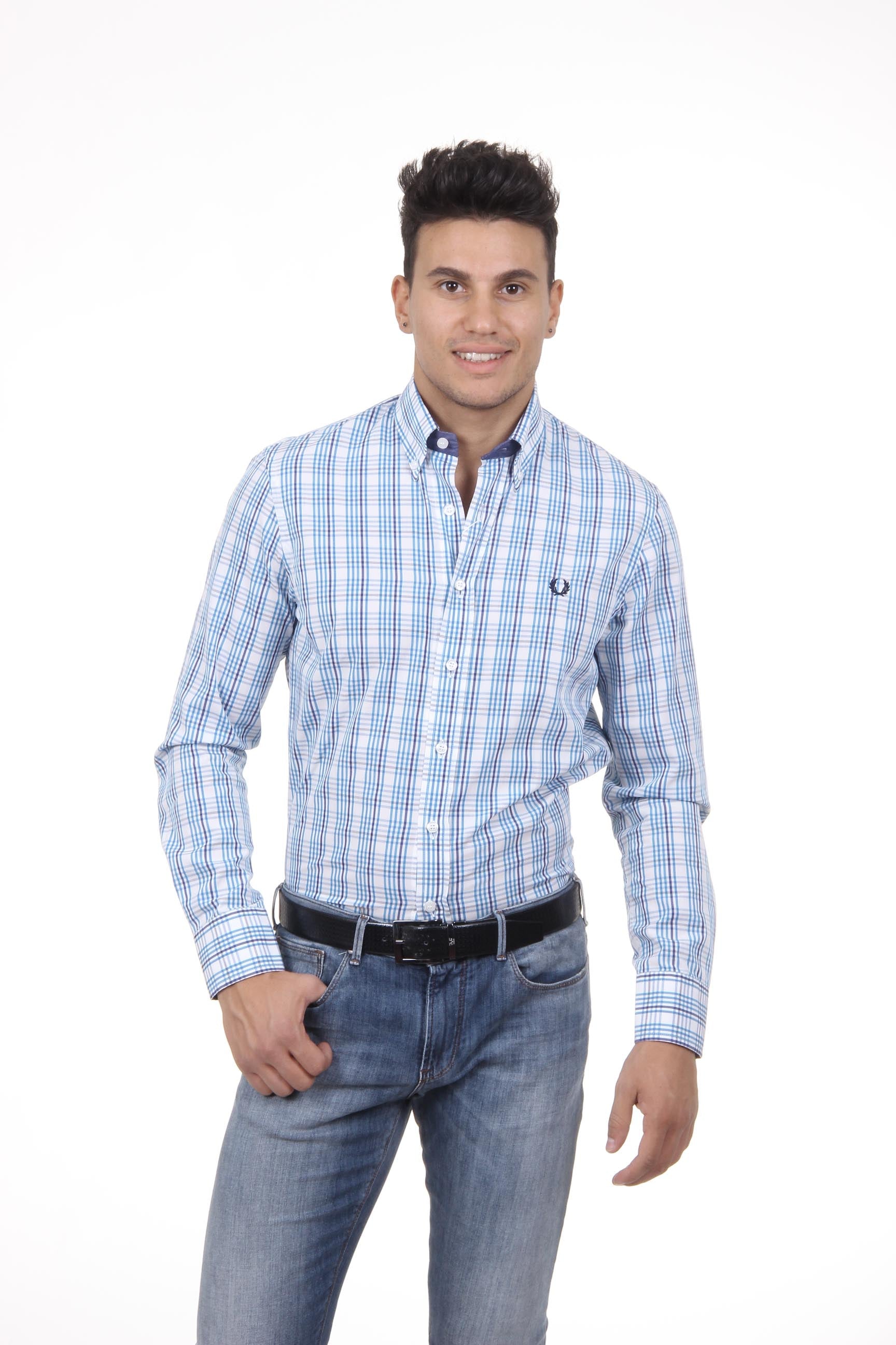 Camicia da uomo Fred Perry 30212761 0032