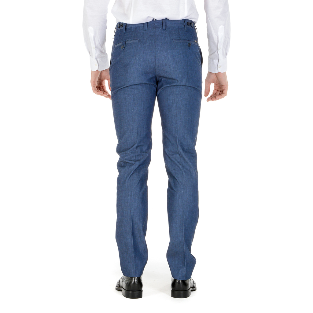 Corneliani Pantaloni Uomo Azzurro