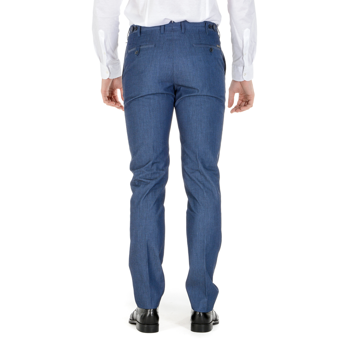 Corneliani Pantaloni Uomo Azzurro
