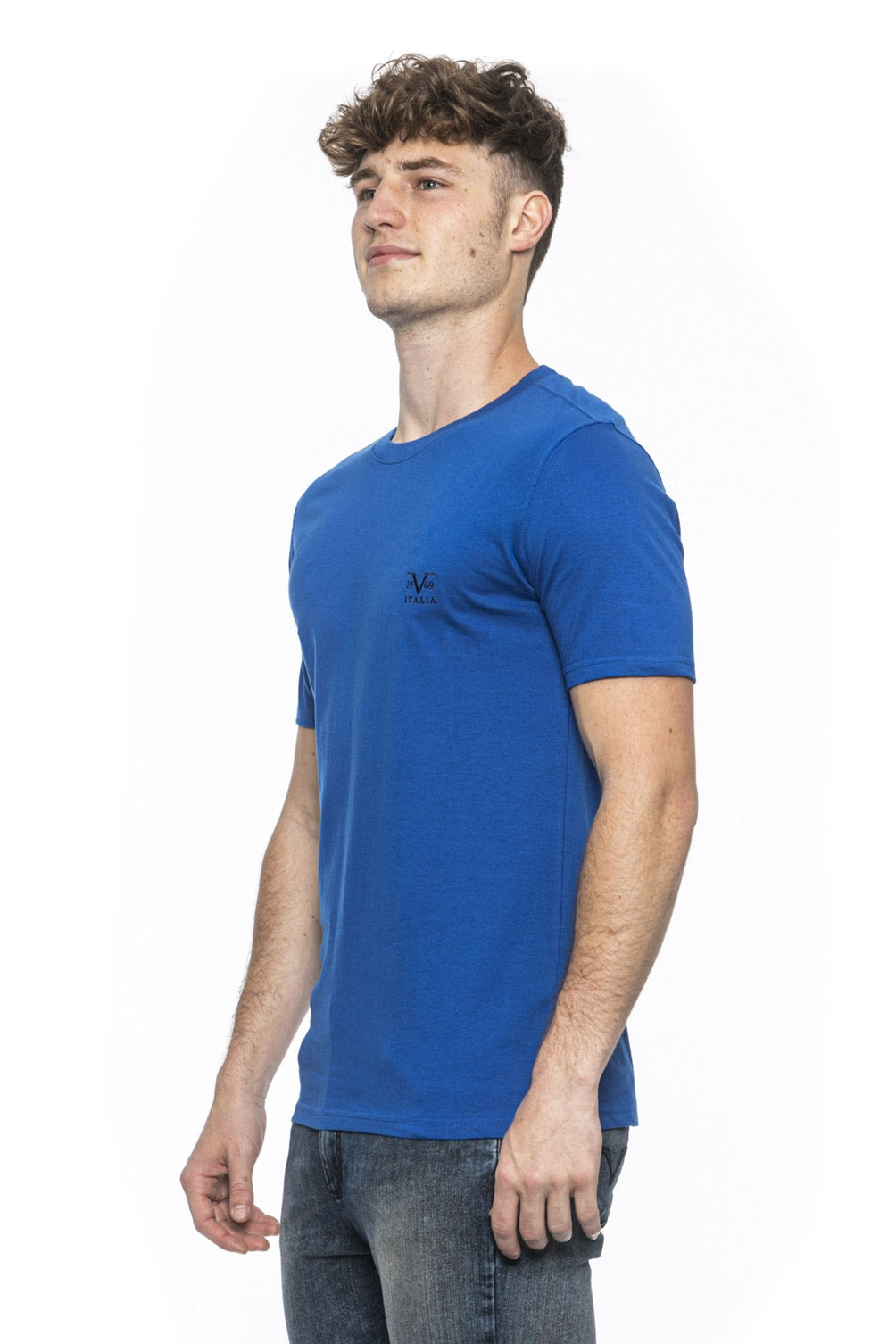 19V69 Italia T-Shirt Uomo Blu ERIC ROYAL BLUE