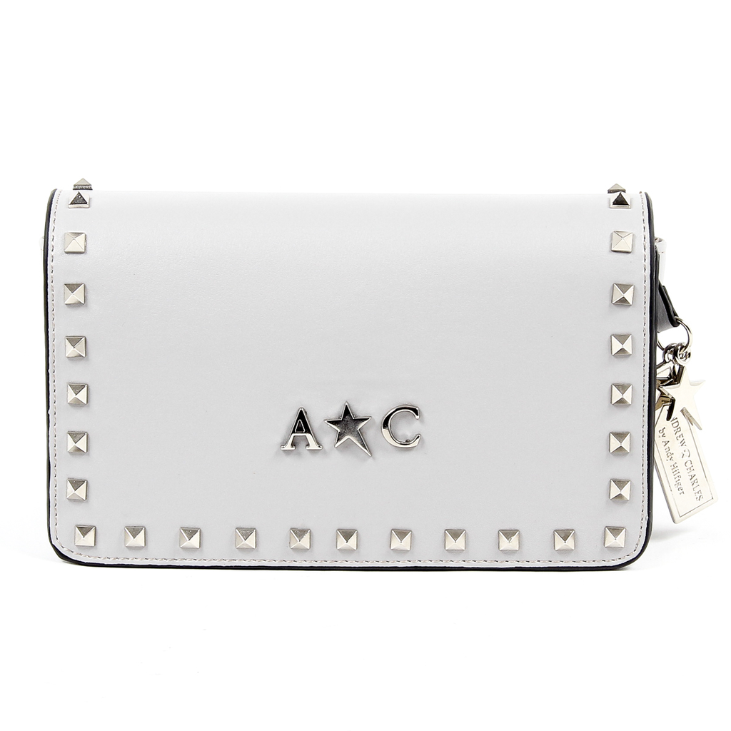 Borsa a mano da donna Andrew Charles grigio chiaro PAIGE