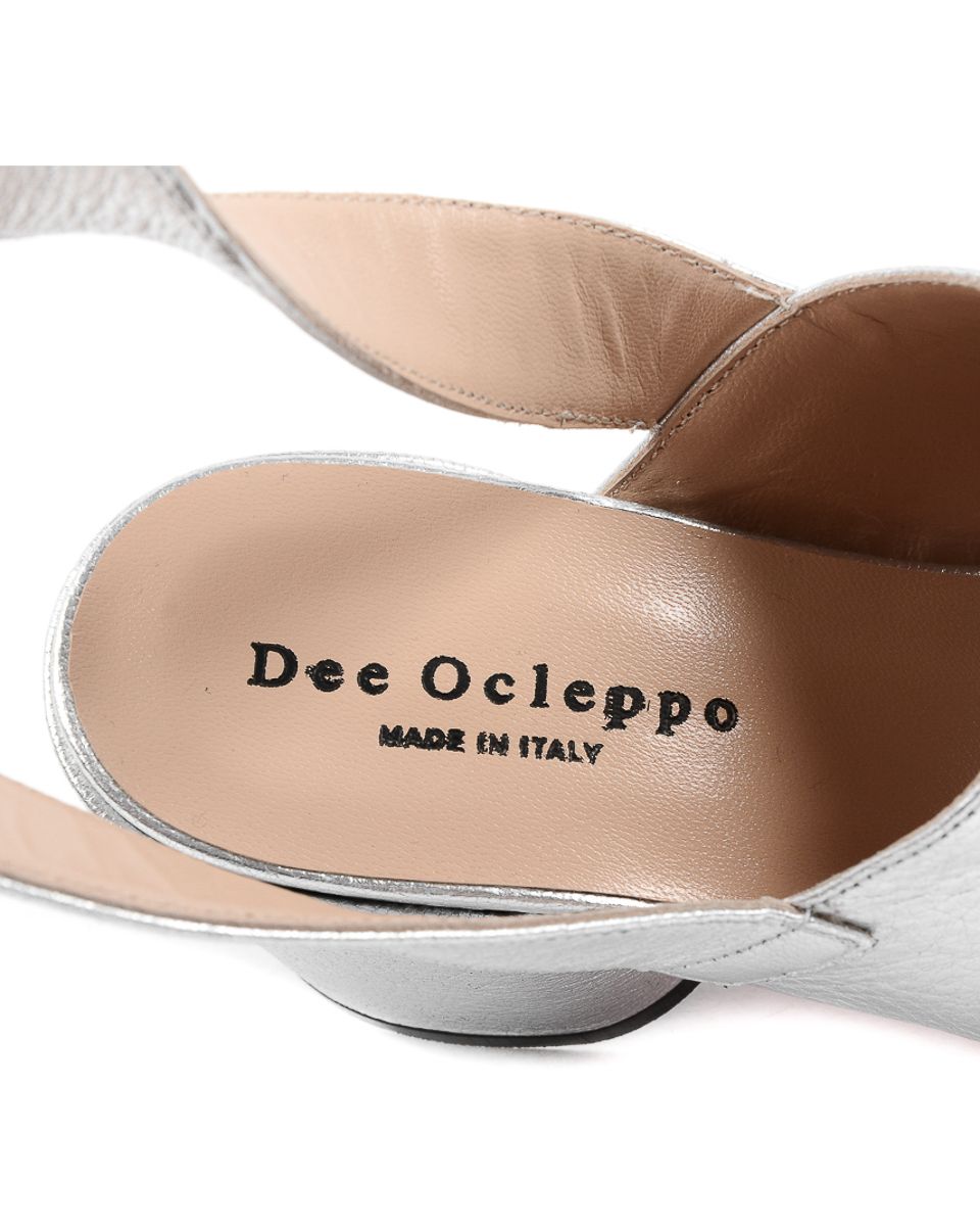 Dee Ocleppo Sandalo Donna B3063DO CAPRA VETREX LAM ARGENTO